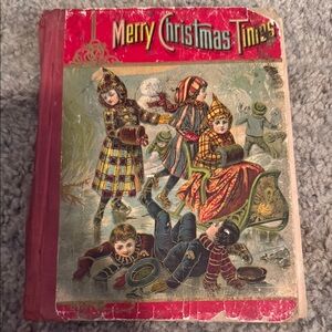 Vintage 'Merry Christmas Time' Book